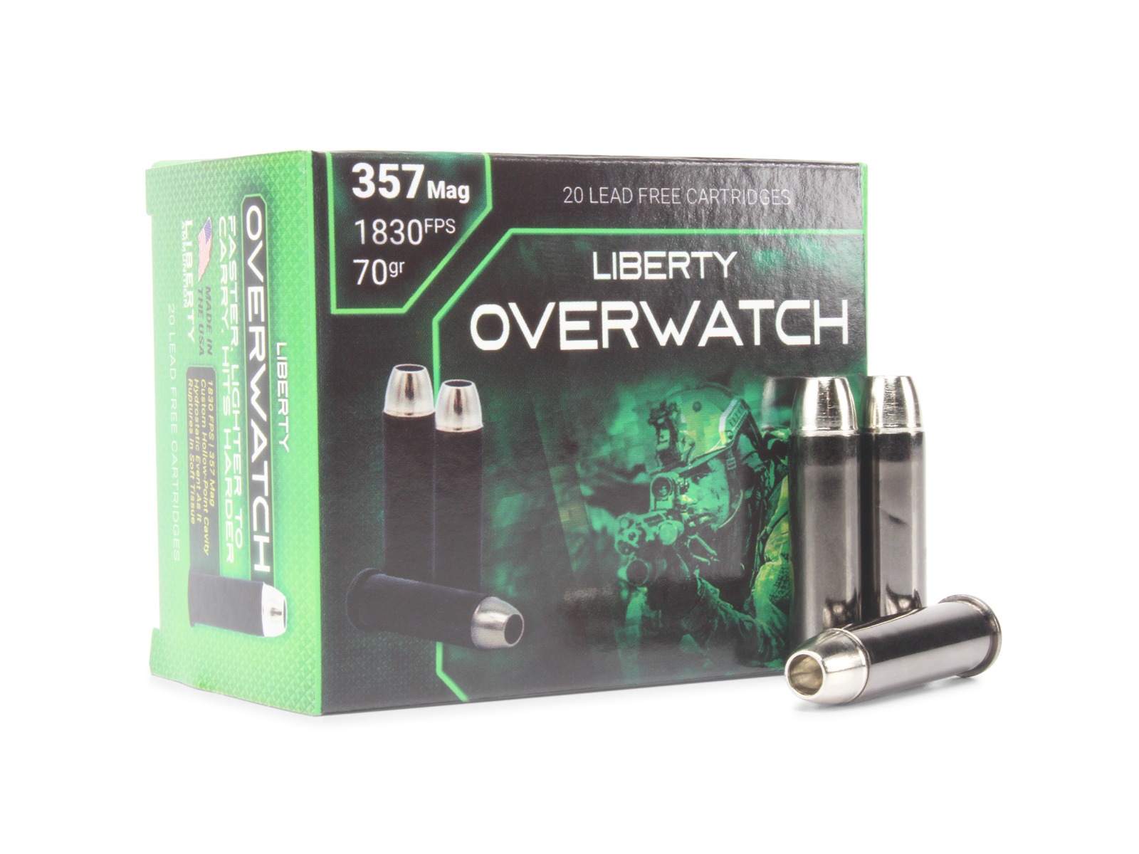 Liberty Overwatch .357 Magnum 70 Gr HP (Box)