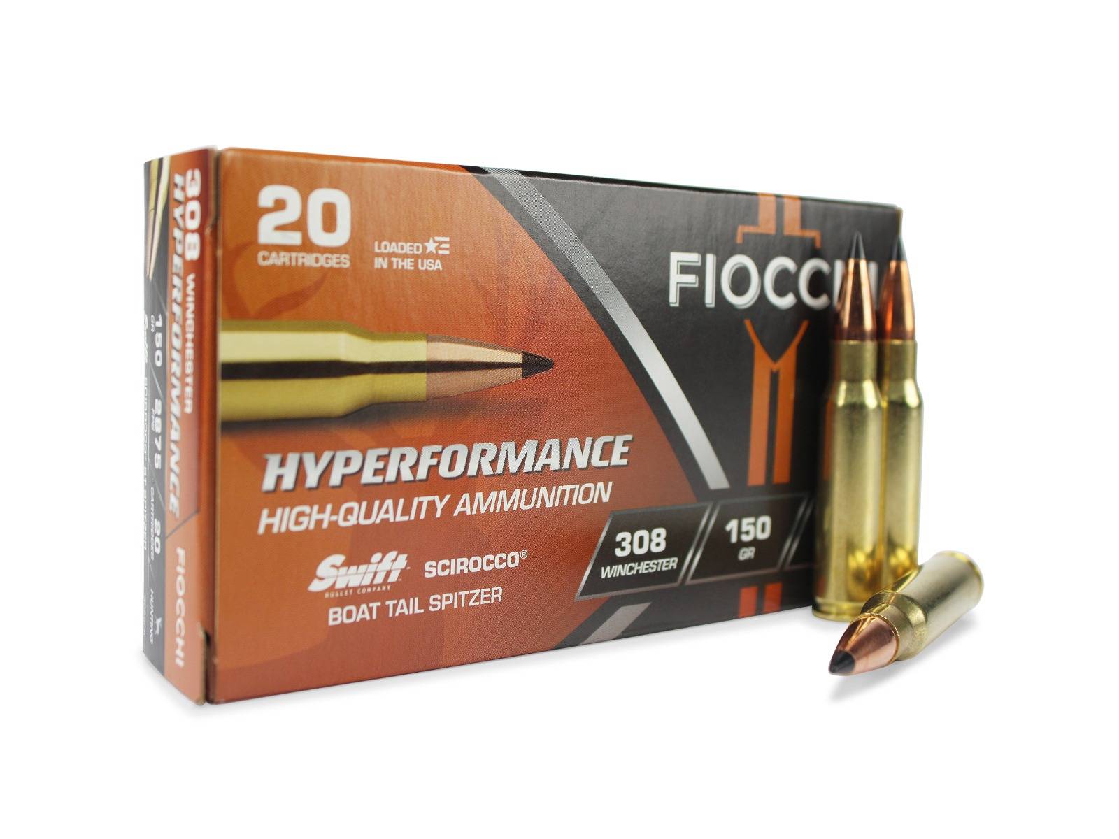 Hyperformance 308 Winchester Ammo - 308 Win 150gr Swift Scirocco Ii Bonded Polymer Tip 20/Box