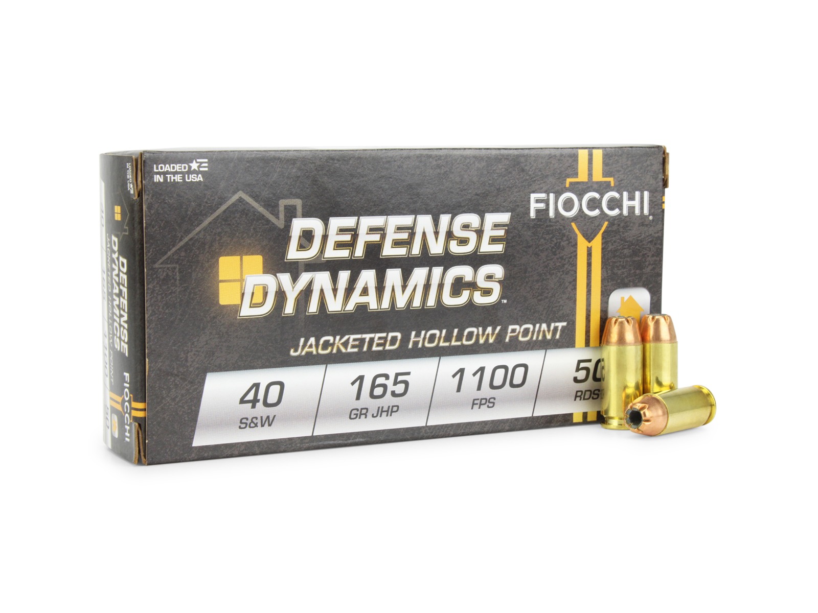 Fiocchi .40 S&W 165 Grain JHP (Box)