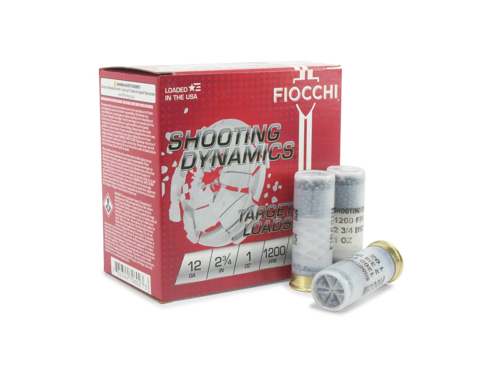 Fiocchi Shooting Dynamics 12 Gauge 2.75 1 oz 7.5 Shot (Box)