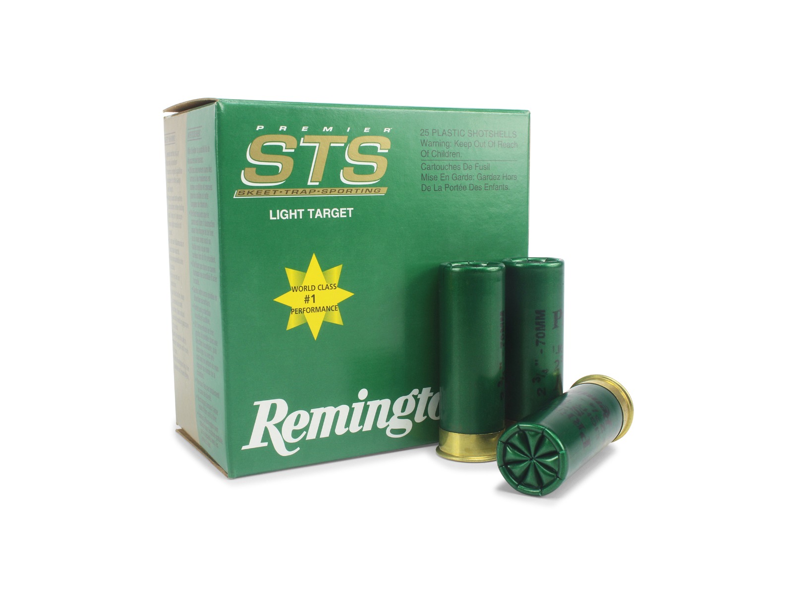 Remington STS 12 Gauge 2-3/4 1-1/8 Oz No.8 Lead Shot (Box)
