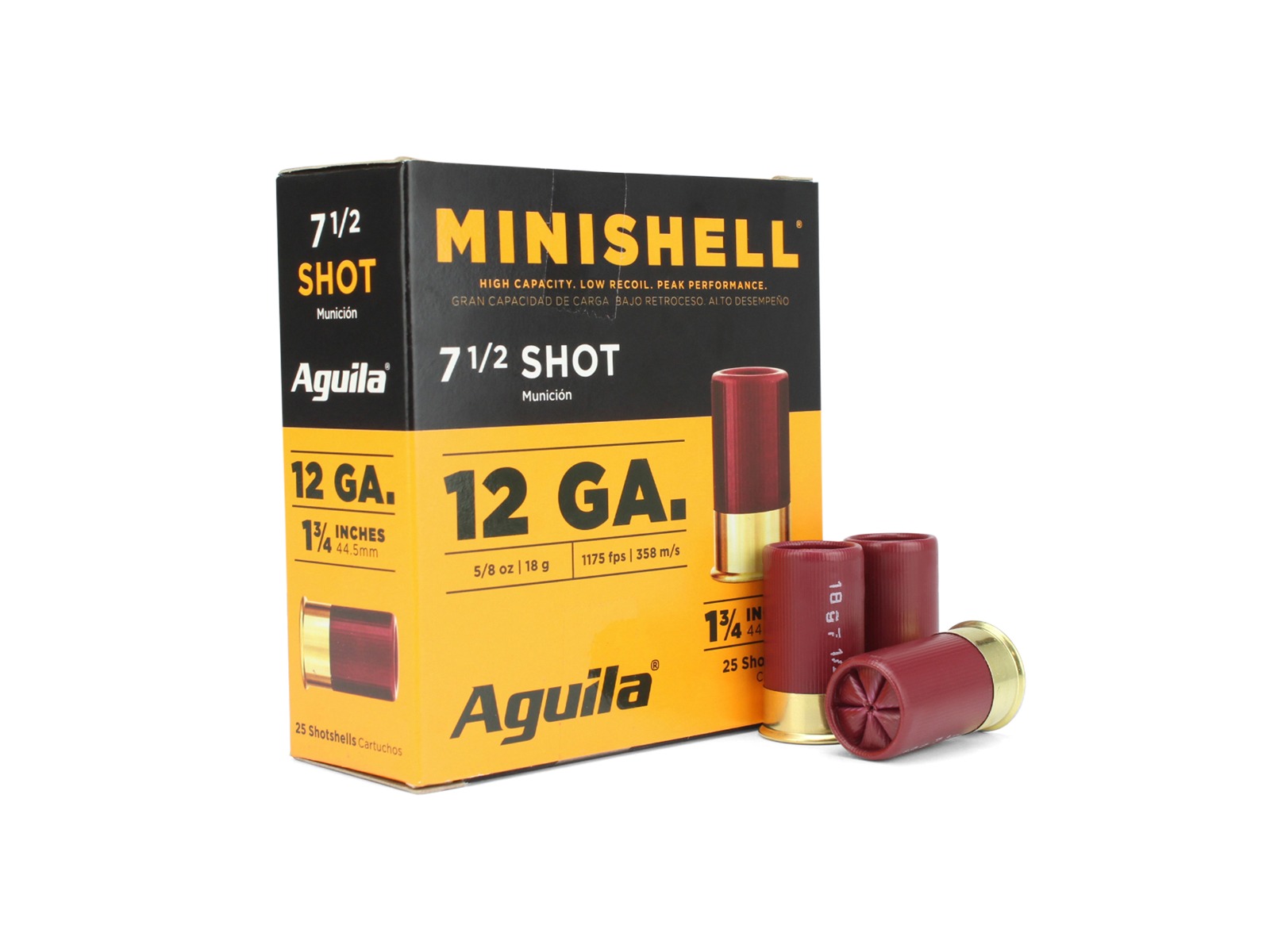 Aguila Minishell 12 Gauge 1.75" 5/8 oz 7.5 Shot (Box)