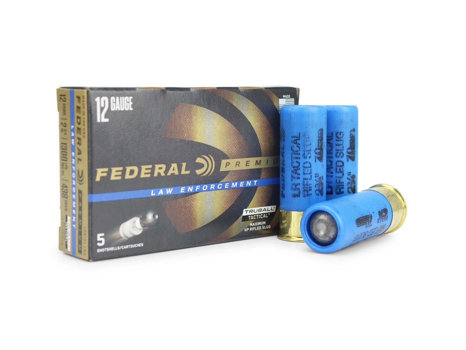 Federal Tactical 12 Ga Low-Recoil 2-3/4 1 Oz Truball Rifled Slug