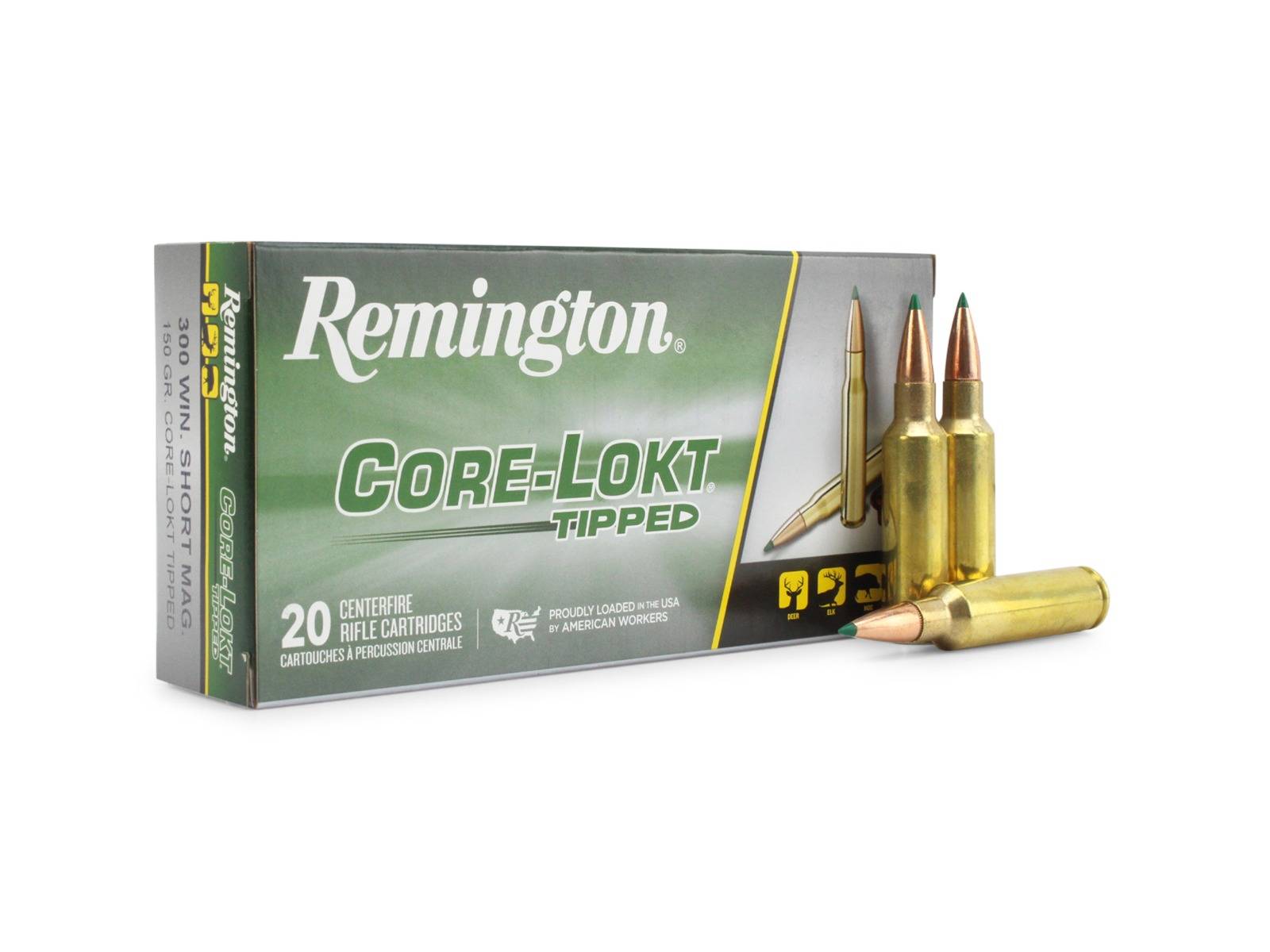 Remington Core-Lokt Tipped 300 WSM 150 Gr Core Lokt Tipped (Box)