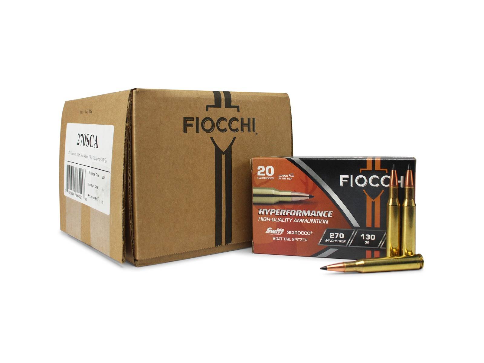 Fiocchi Hyperformance 270 Winchester 130 Grain Swift Scirocco (Case)