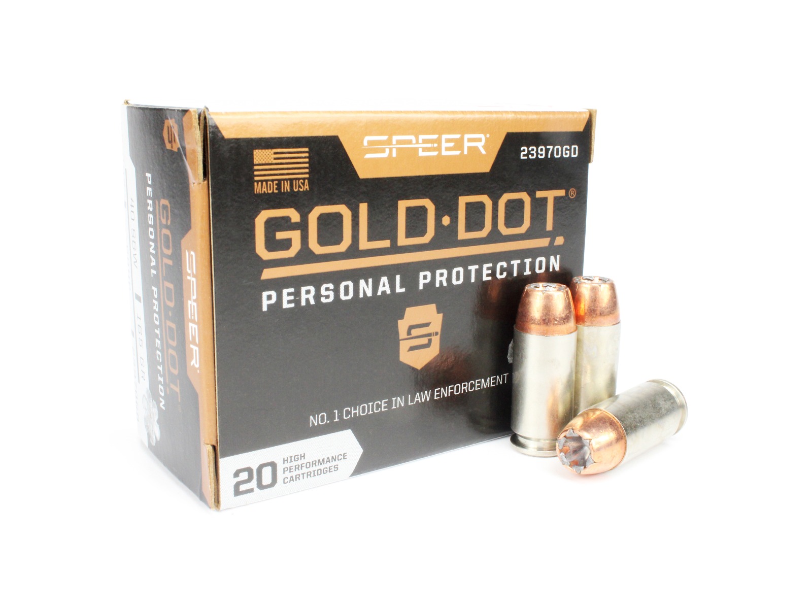 Speer Gold Dot Personal Protection 40 S&W 165 Grain GDHP (Box)