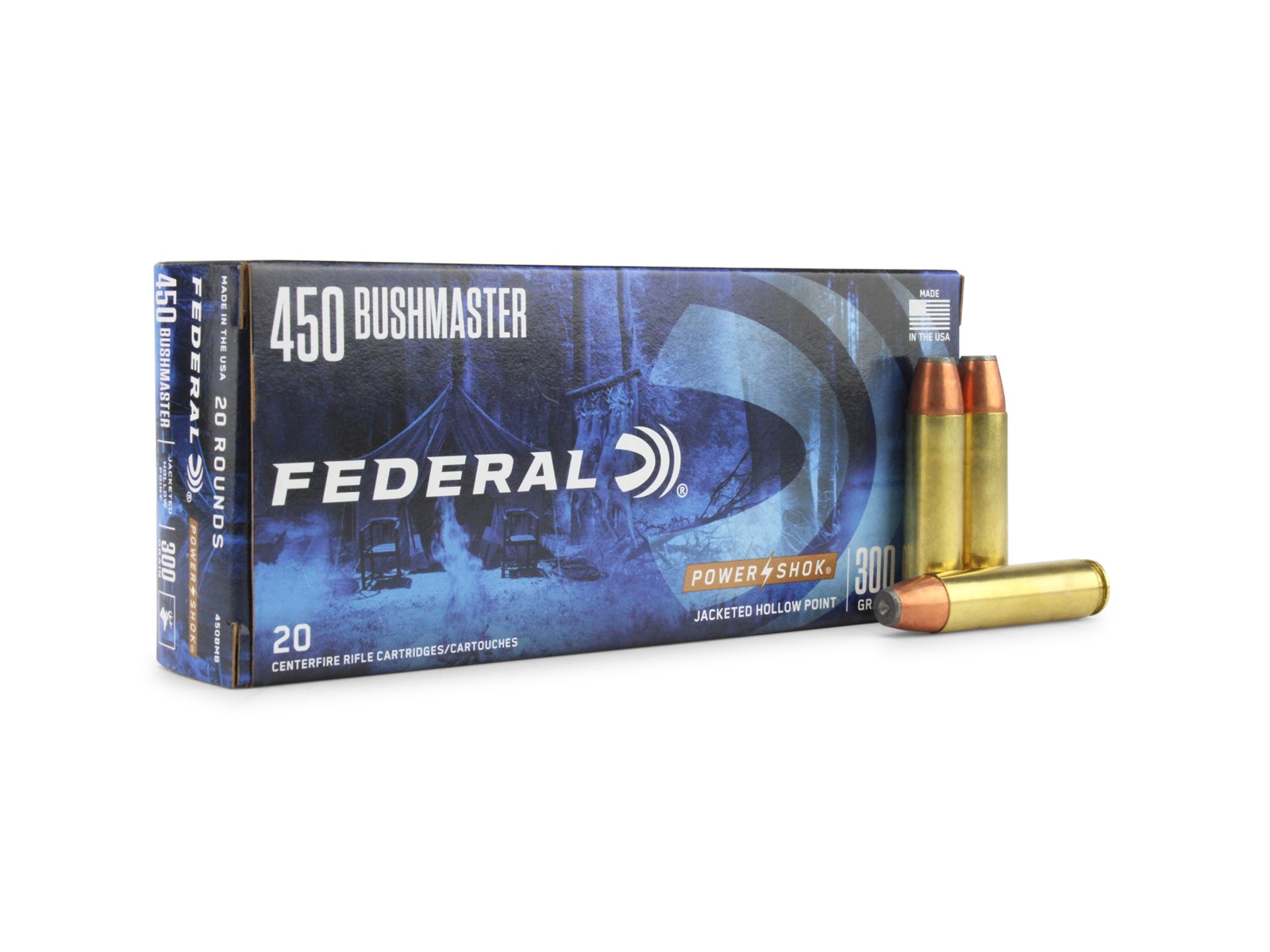Federal Power-Shok 450 Bushmaster 300 Gr JHP (Box)