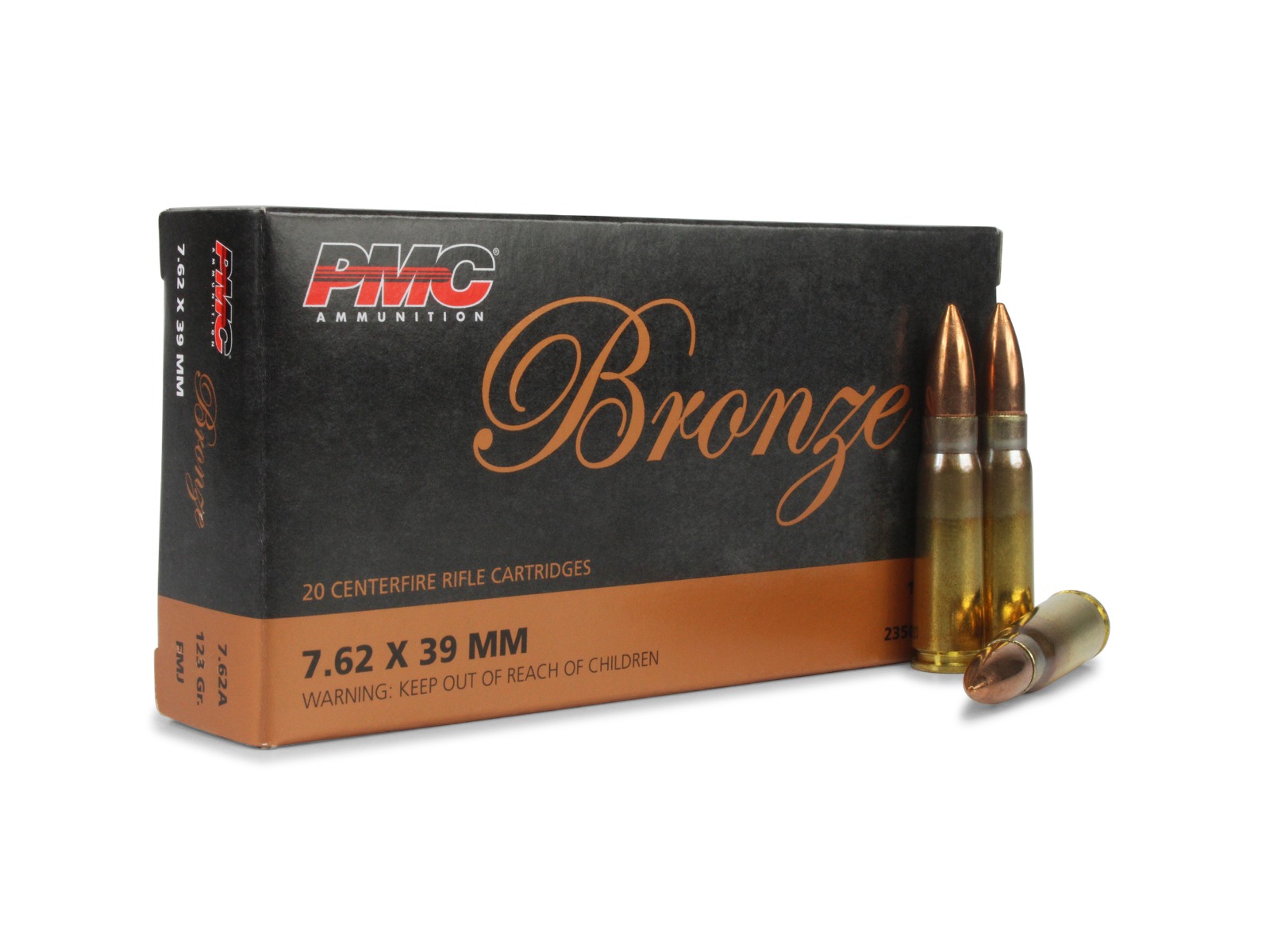 PMC Bronze 7.62x39mm 123 Gr FMJ (Box)