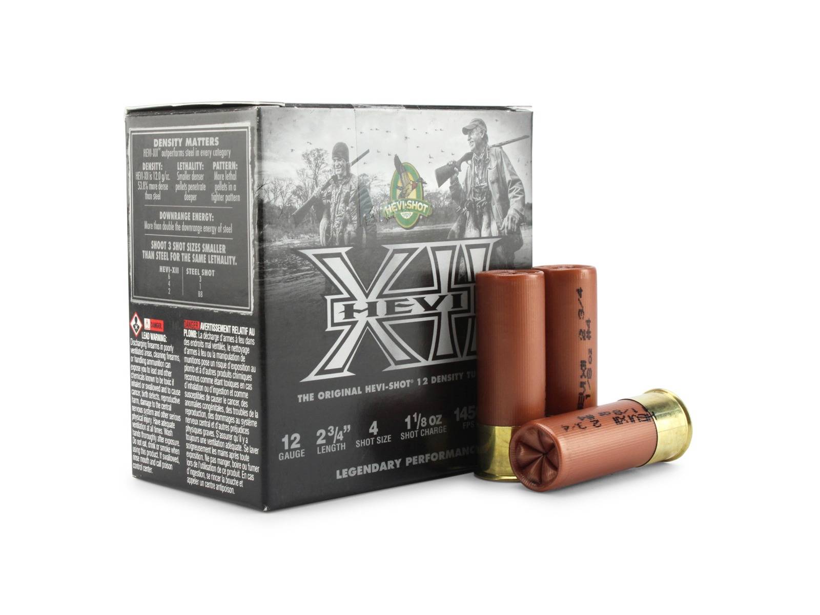 Hevi-Shot Hevi-Xii 12 Gauge 2.75 1-1/8 oz 4 Shot (Box)