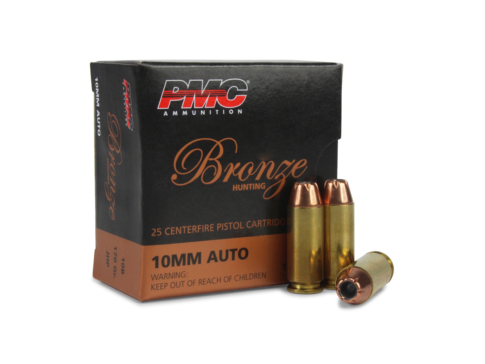 PMC Bronze 10mm 170 Grain JHP (Box)