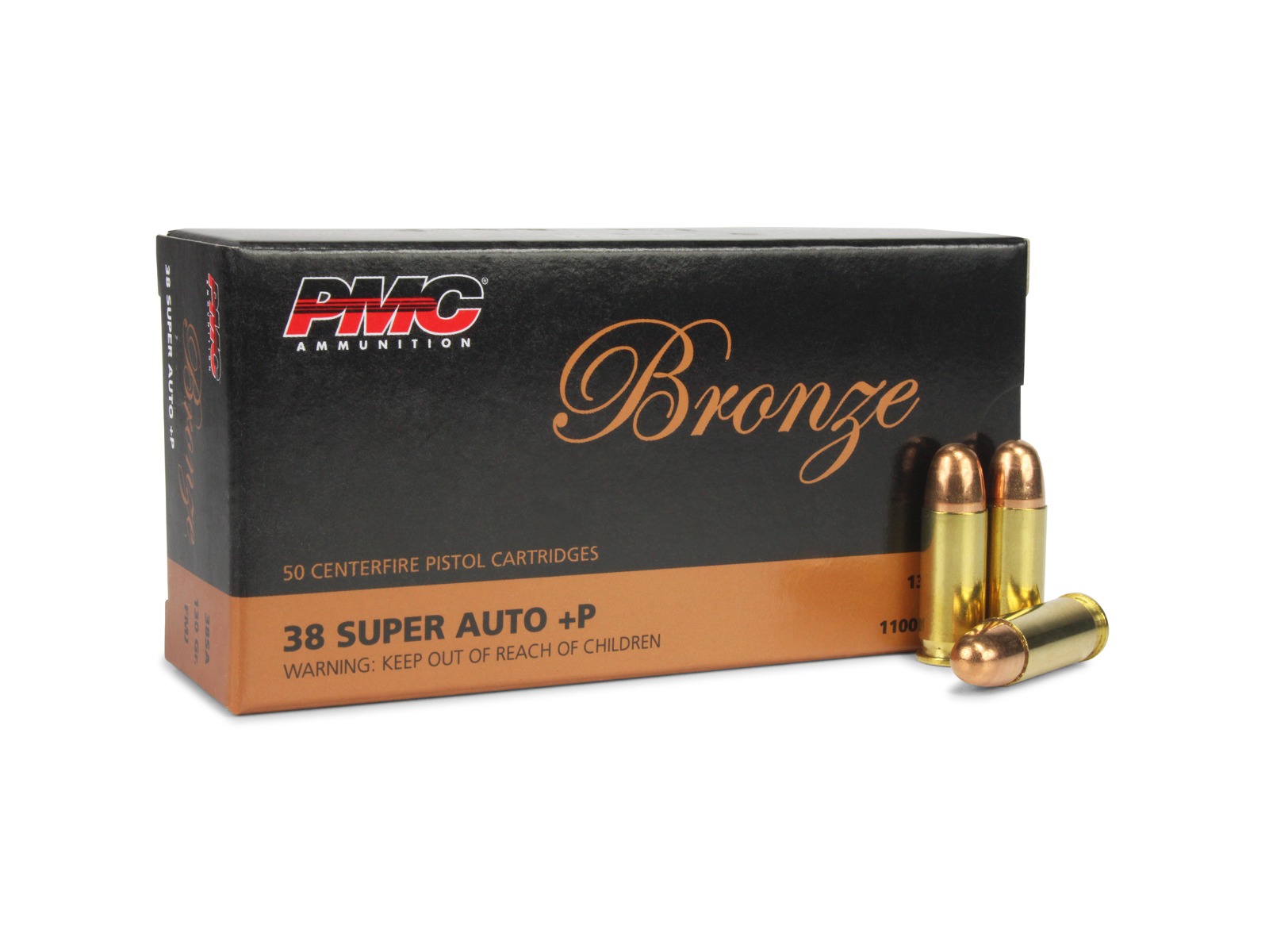 PMC Bronze 38 Super 130 Gr +P FMJ (Box)