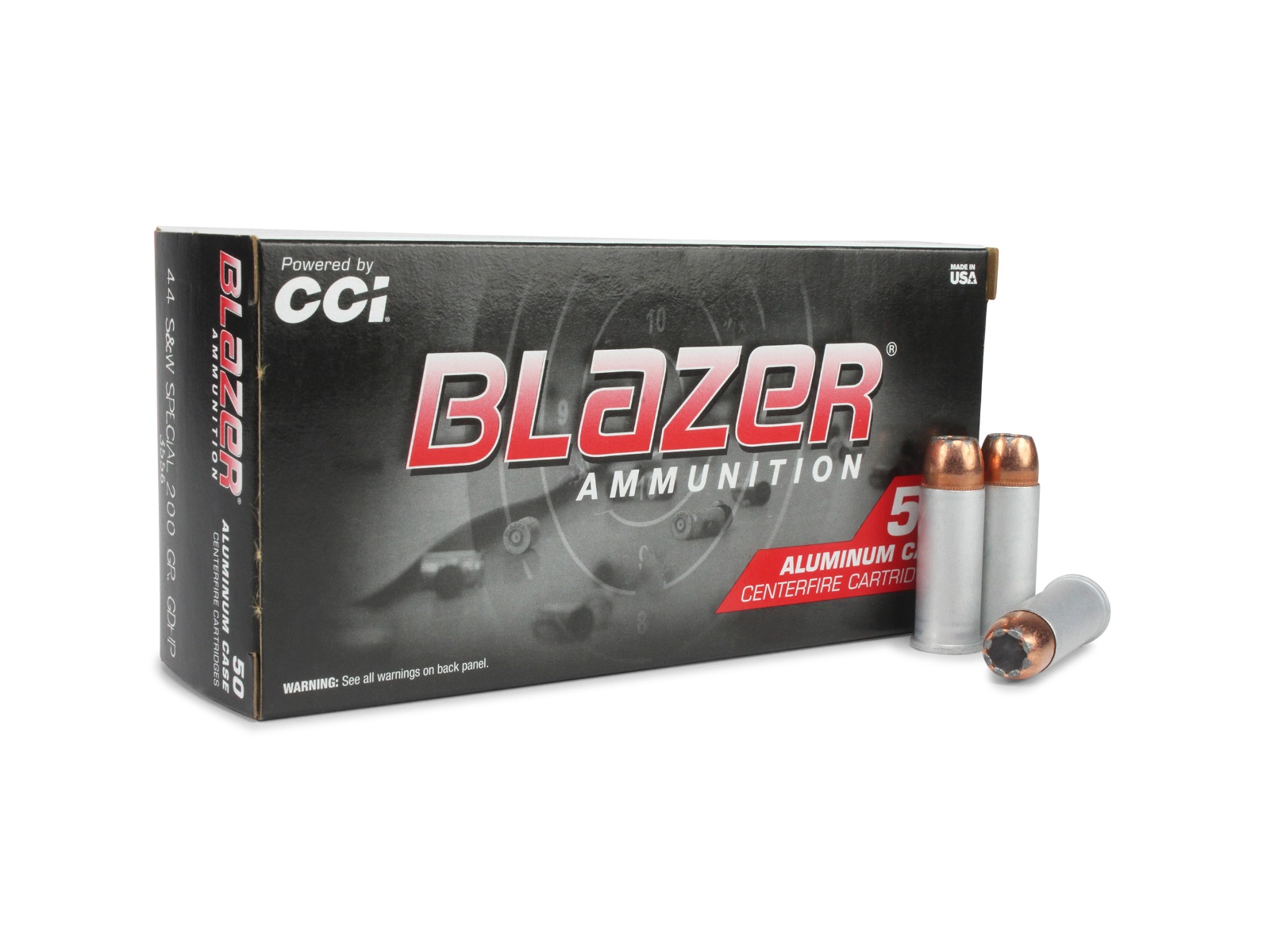 CCI Blazer Aluminum 44 Special 200 Grain GDHP (Box)