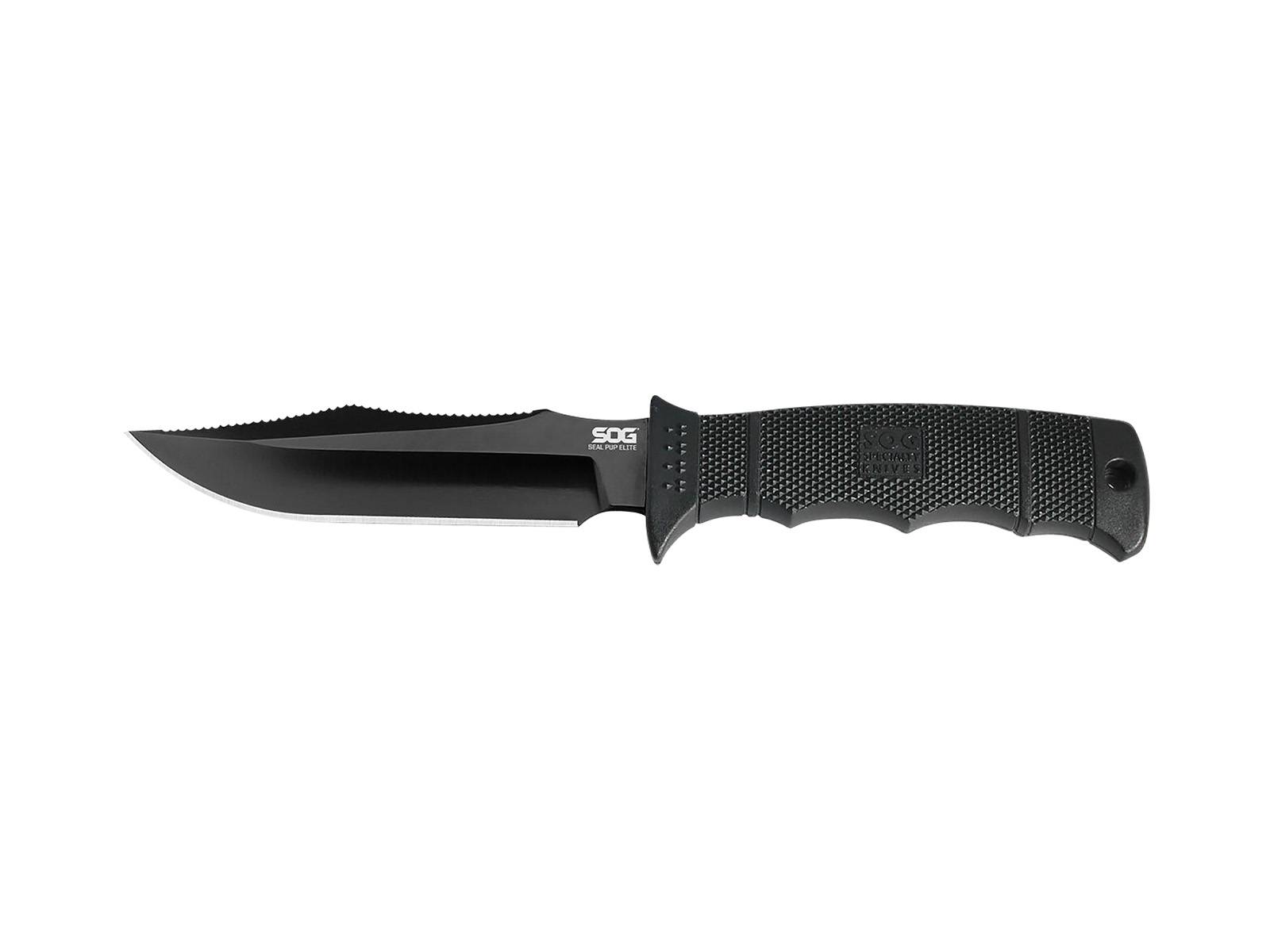 S.O.G Seal Pup Elite 4.85 Fixed Clip Point Knife