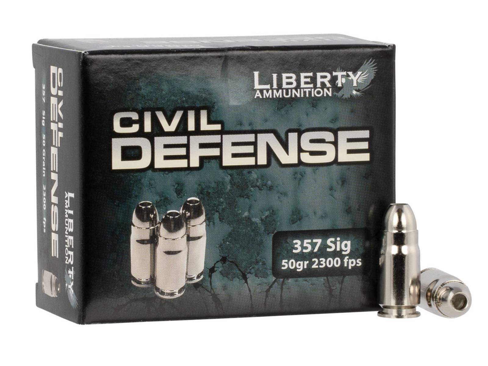 Liberty Civil Defense 357 Sig 50 Grain Lead-Free Fragmenting HP (Box)