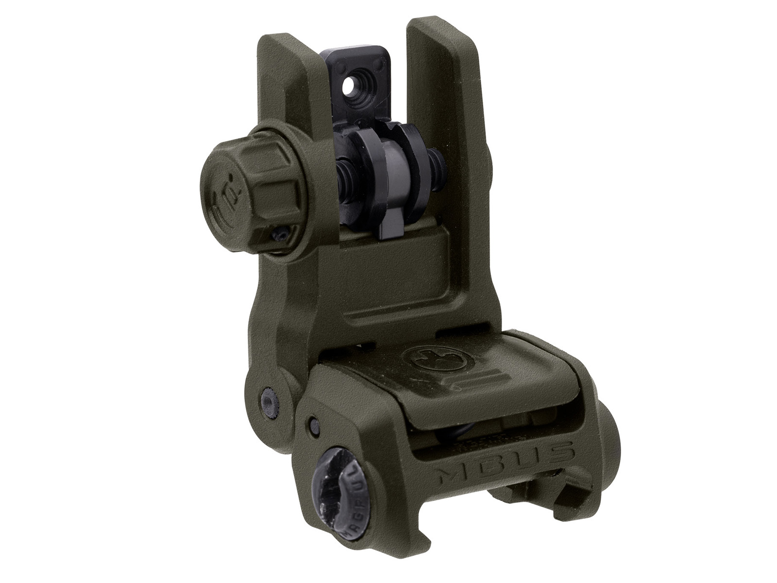 Magpul MBUS 3 Rear Flip Up Sight - AR-15/AR-10/M4/M16 (Green)