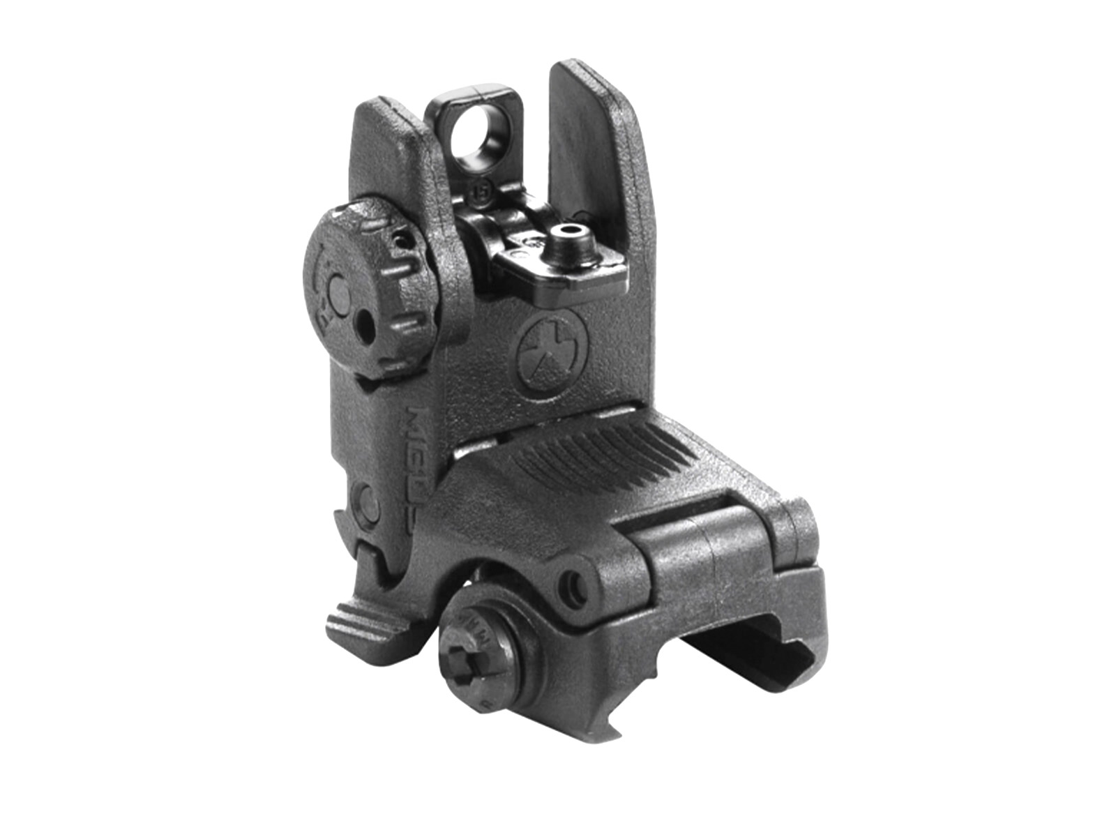 Magpul MBUS Gen 2 Flip-Up Rear AR-15 Sight  Picatinny Compatible (Black)