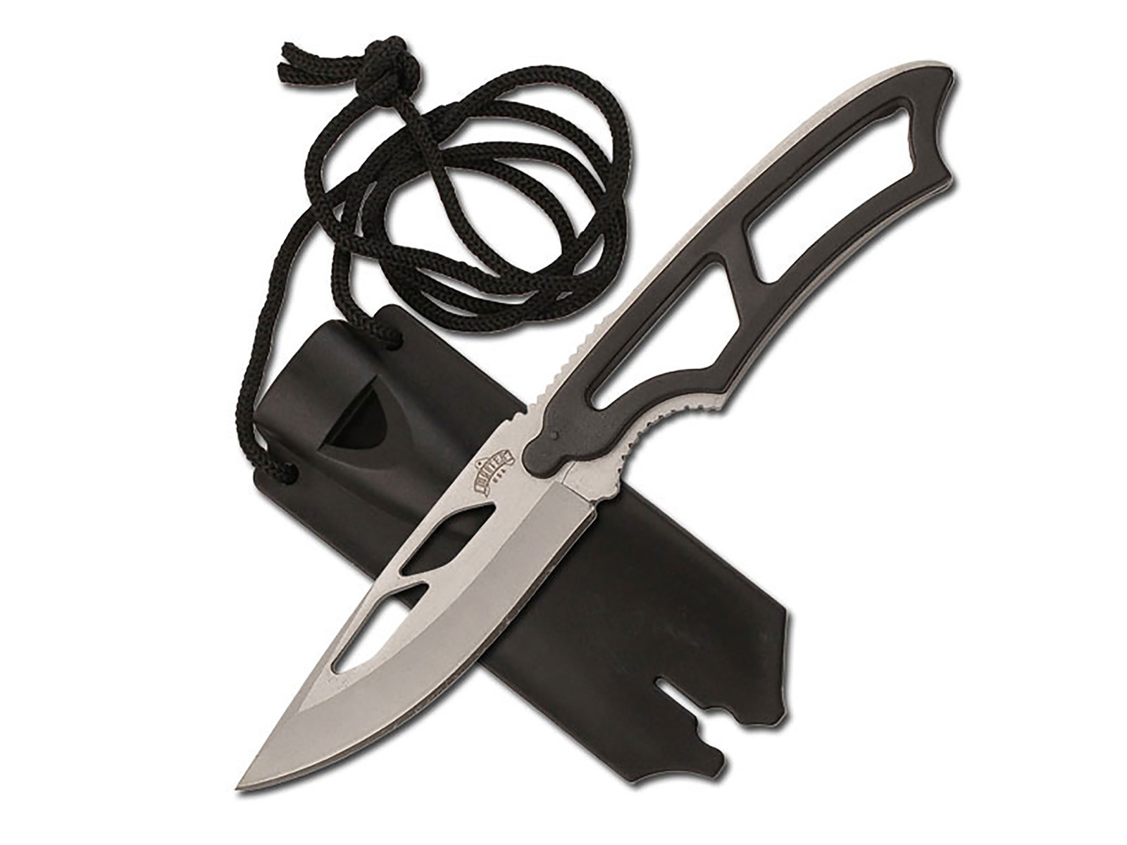 Master USA Fixed Blade Tactical Knife - Silver/Black