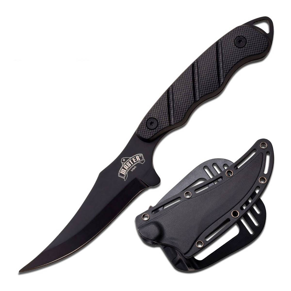 Master USA Fixed Blade Knife - Black