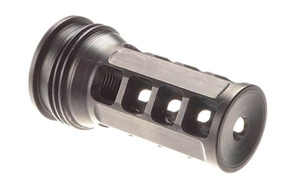 Huxwrx Muzzle BrakeQD 5.56 1/2x28 for Recoil Reduction