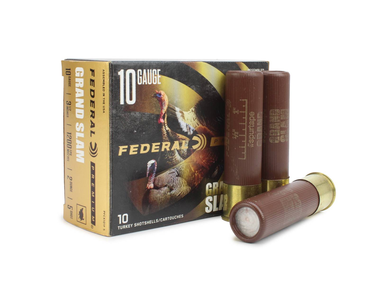 Federal Premium Grand Slam 10 Gauge 3.5" 2 oz 5 Shot (Box)