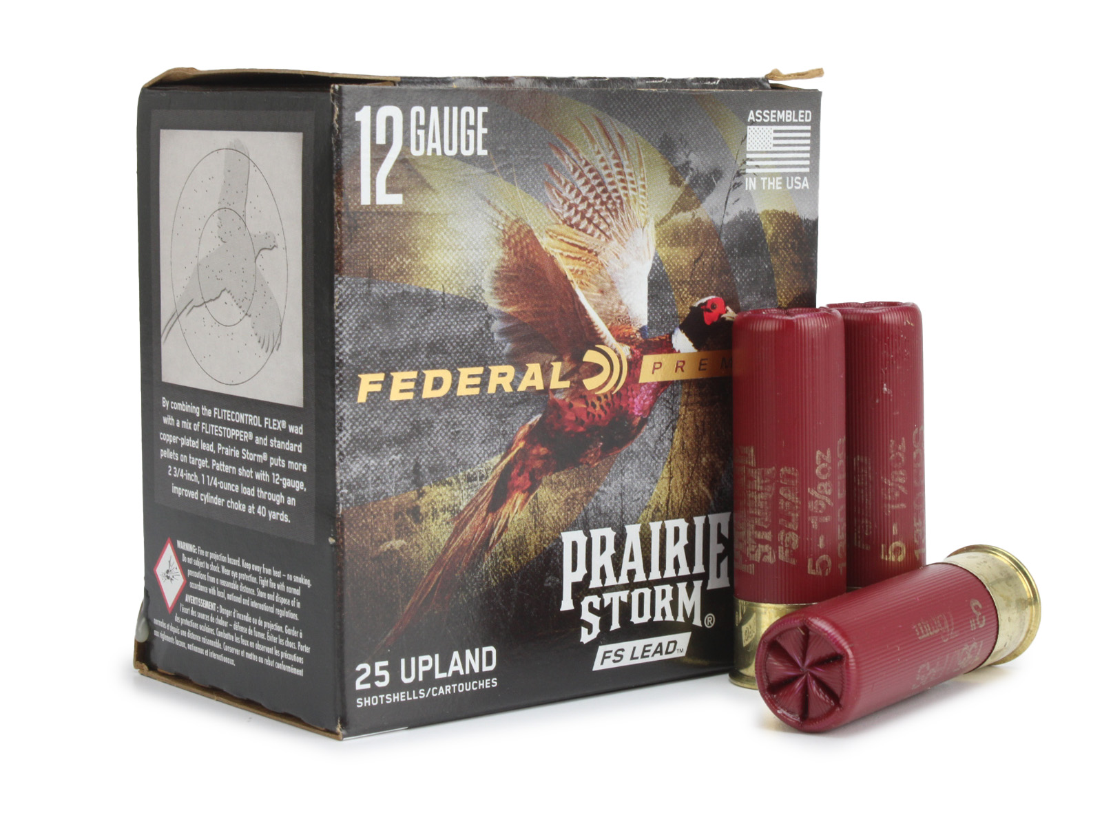 Federal Prairie Storm FS Lead 12 Gauge 3 1-5/8 oz 5 Shot (Box)