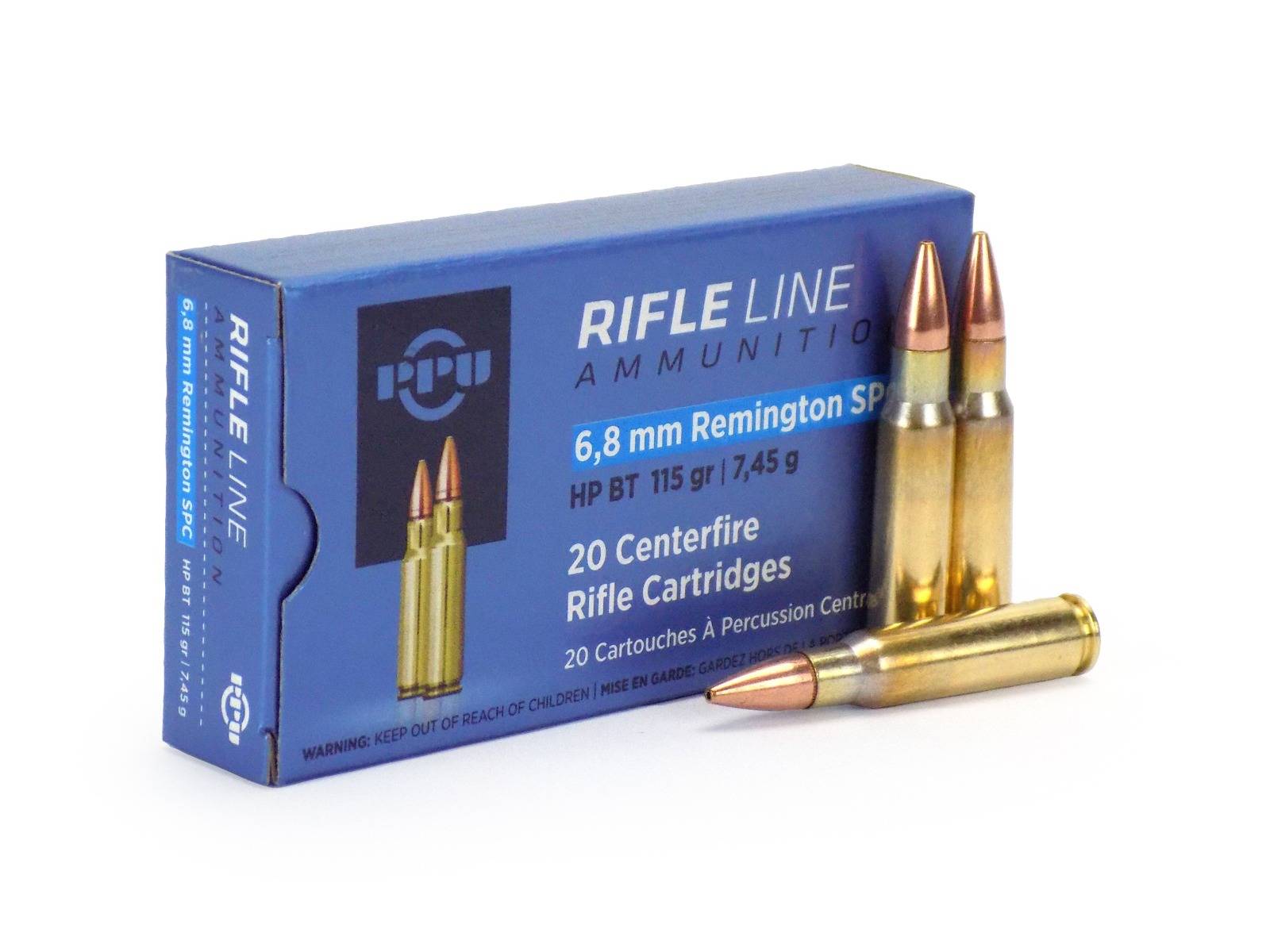 Prvi Partizan 6.8mm SPC 115 Grain HP BT