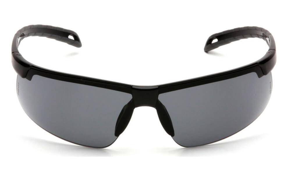 Pyramex Venture Gear Everlite Safety Glasses  Gray Lens and Black Frame