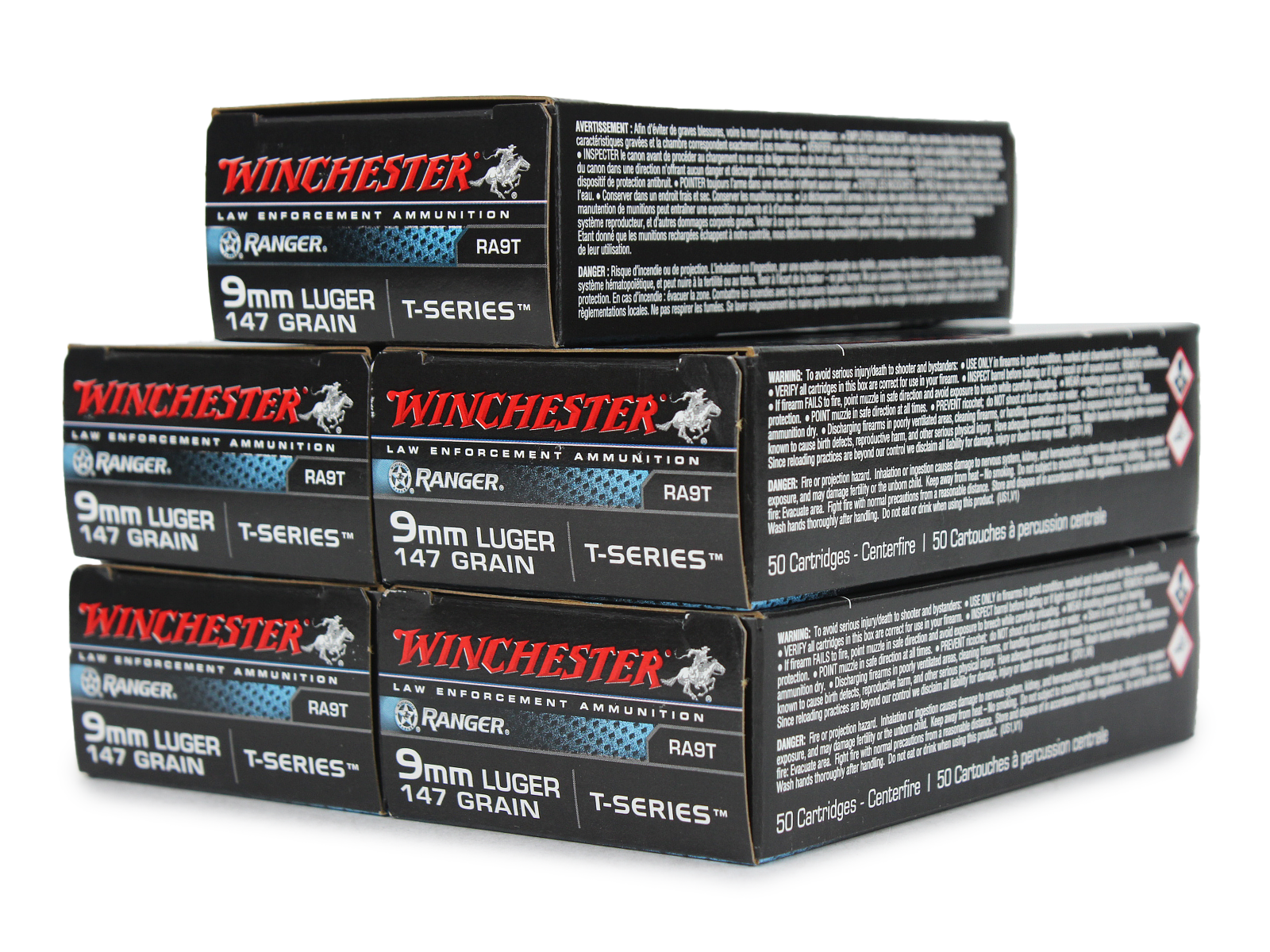 Winchester Ranger T-Series 9mm 147 Gr JHP (Range Bundle)