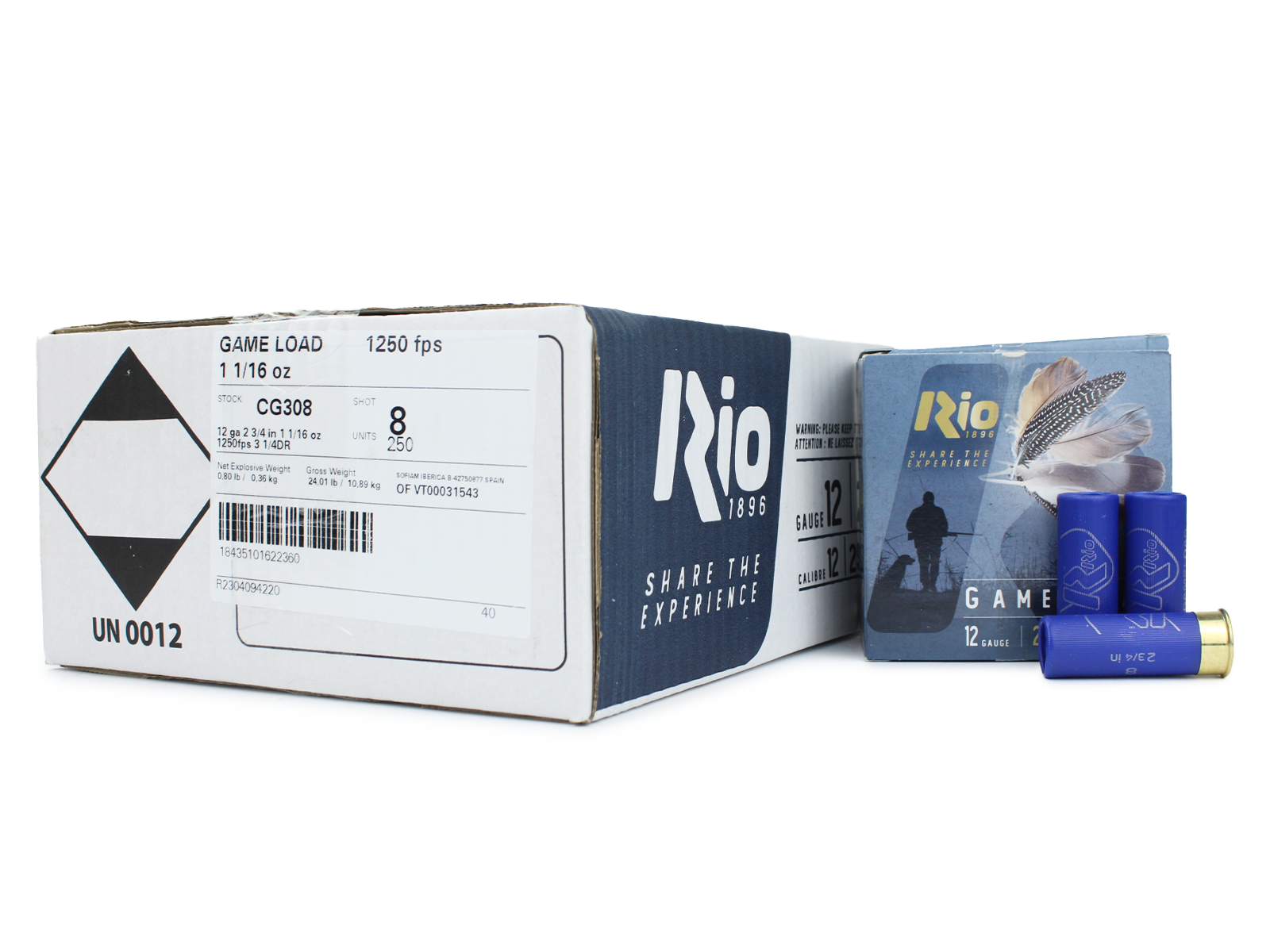 Rio Classic Game 12 Gauge 1 oz #8 Shot (Case)
