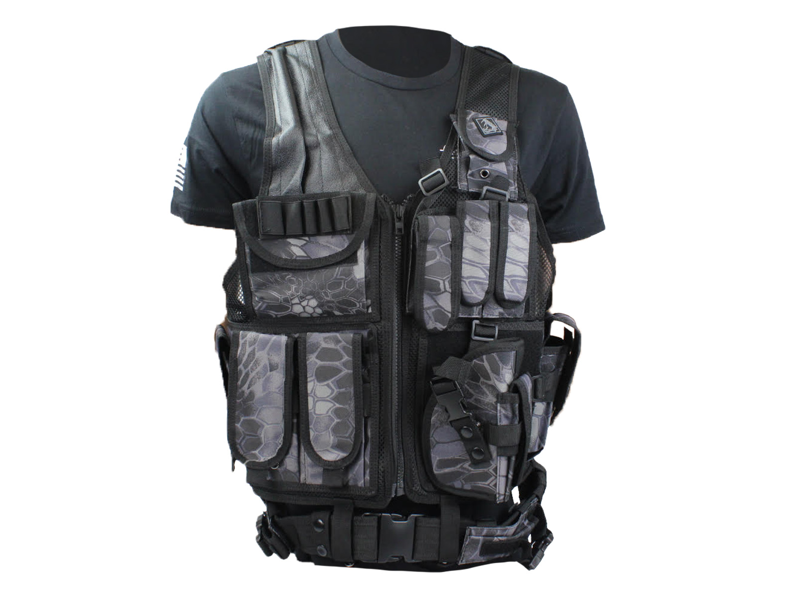 RTAC Load Bearing Vest (Black Python)