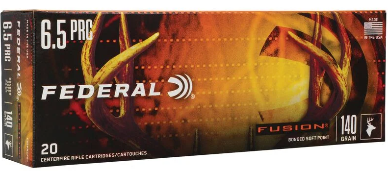 Federal 6.5 PRC 140 Gr Fusion SP (Box)