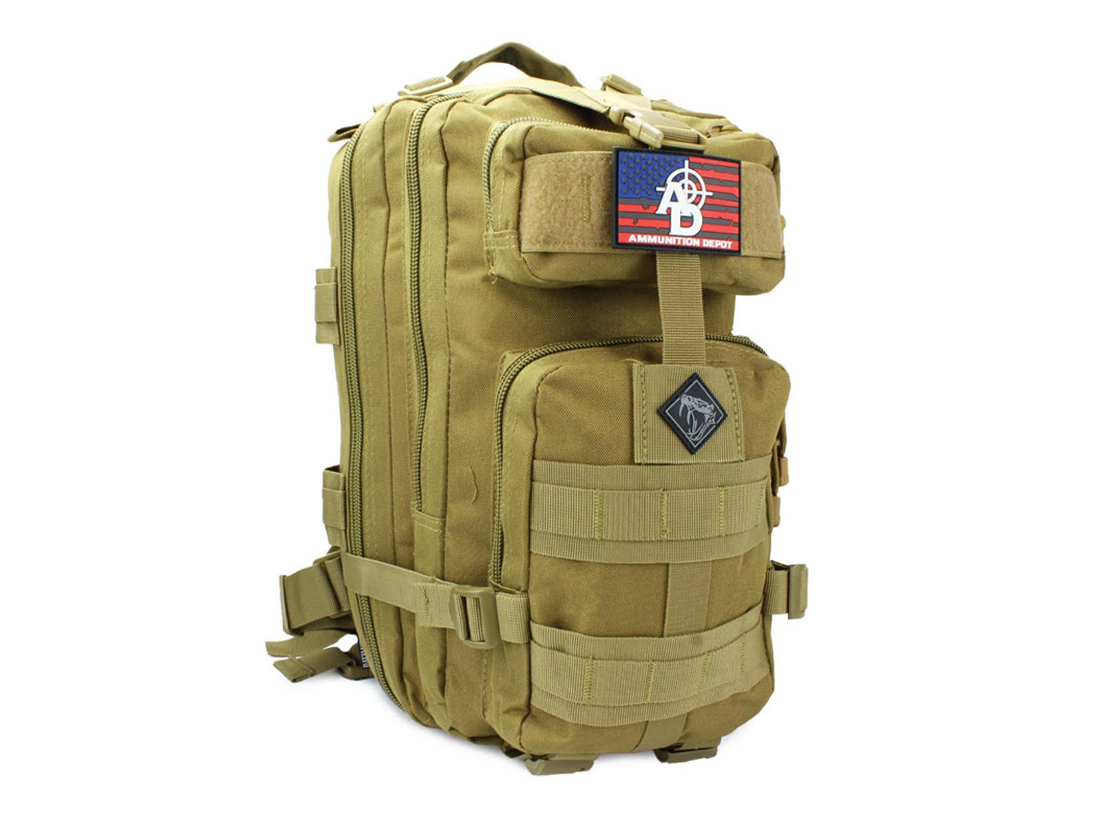 RTAC Medium Backpack w/ Pistol Retention System (Tan)