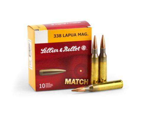 Sellier & Bellot .338 Lapua 250 Grain BTHP (Case)
