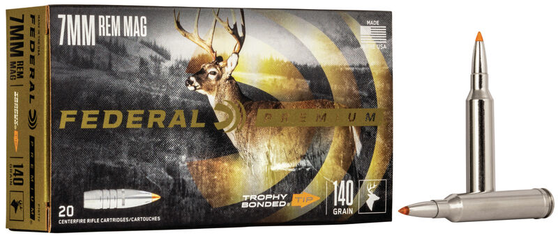 Federal Premium 7mm Rem Mag 140 Grain Trophy Bonded (Box)