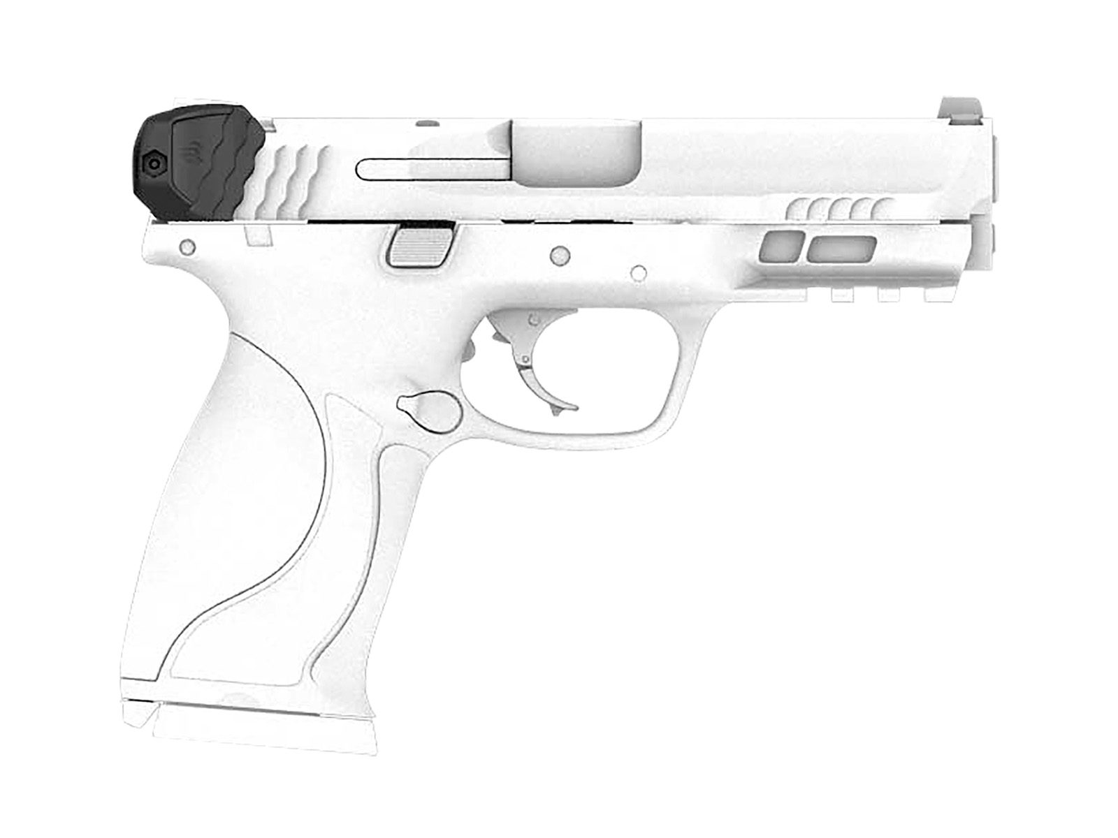 Recover Tactical Charging Handle - S&W M&P 9/40 Full Size