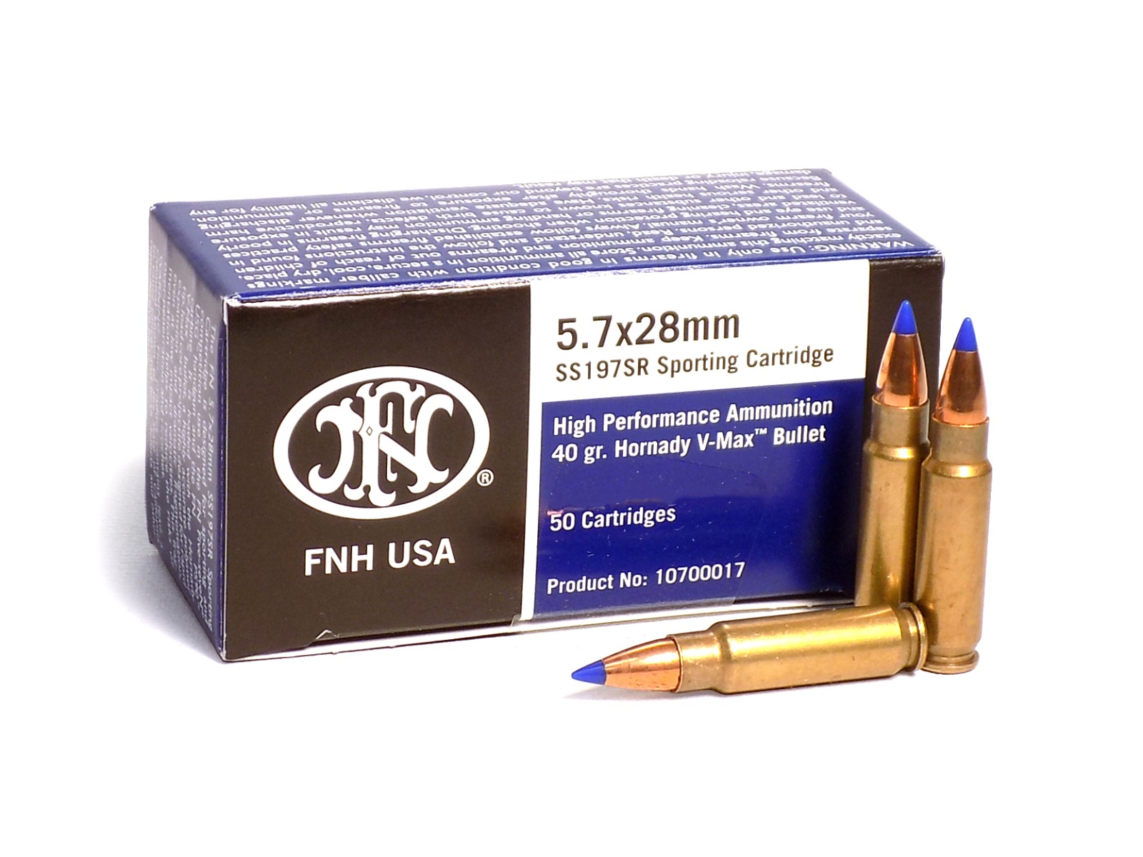FNH USA 5.7x28mm 40 Grain V-MAX (Box)