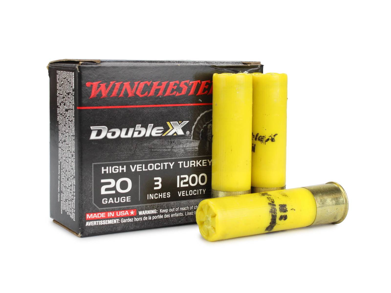 Double X 20 Gauge 3'''' #4/#5 Shot Shotgun Ammo - Double X 20 Gauge 3'''' 1-5/16oz #4 Shot 10/Box