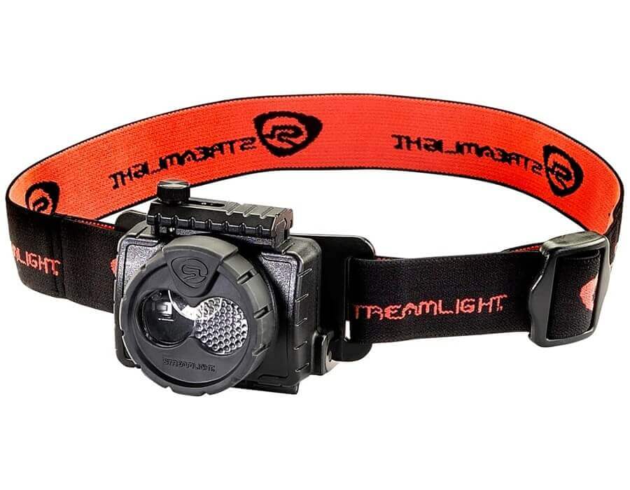 Streamlight Double Clutch 125 lm C4 LED USB Rechargeable Water-Resistant Impact-Resistant Dual Fuel Headlamp, Black - 61603