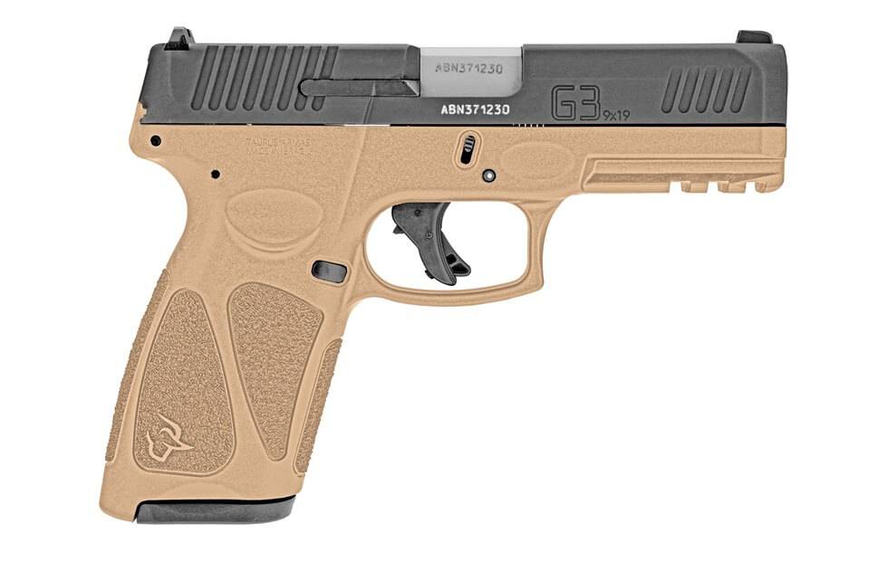 Taurus G3 9mm 4 Barrel 17+1 Semi-Auto Pistol Includes 2 Magazines (FDE)
