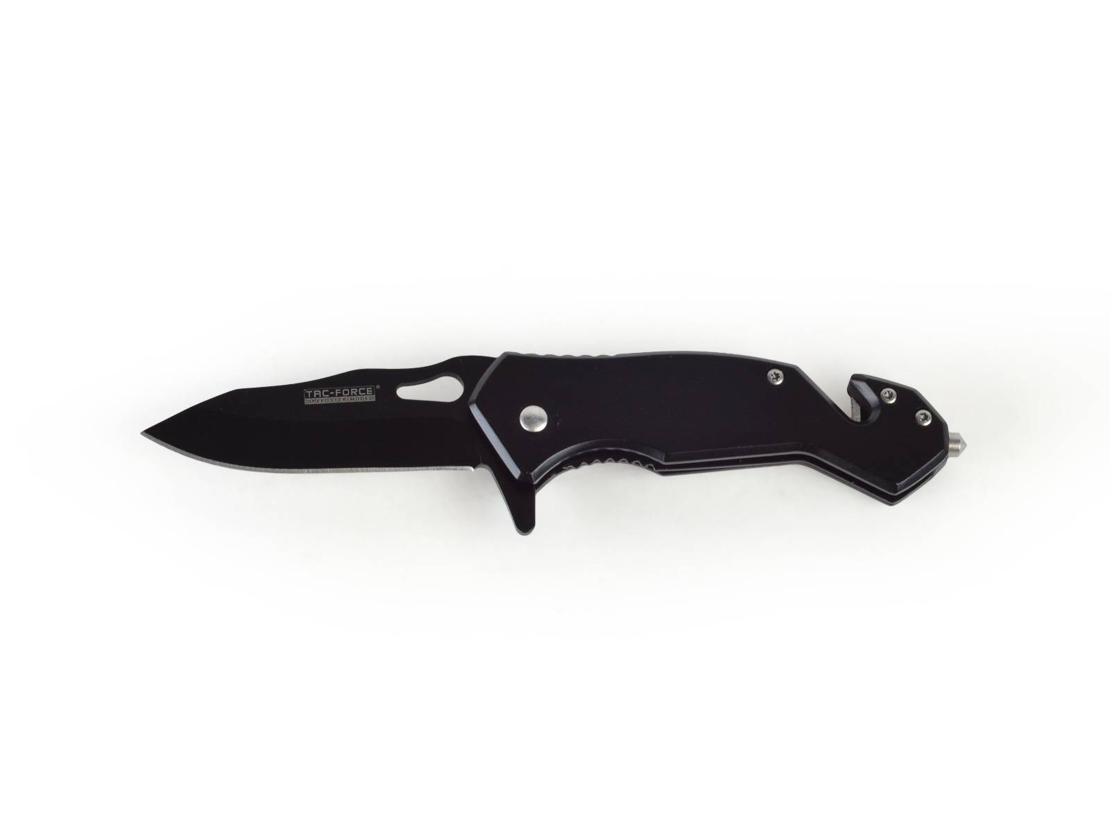 Tac-Force Spring Assisted EDC Folding Pocket Knife (Black)
