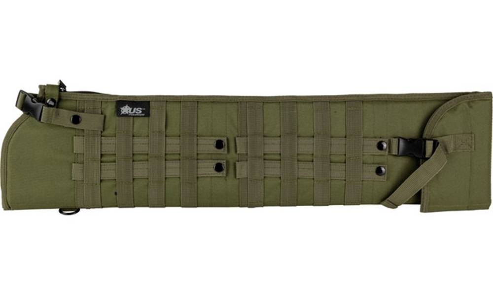 US PeaceKeeper P13135 Shotgun Scabbard  OD Green 600D Polyester 29.50-34.50 L x 7.50 H