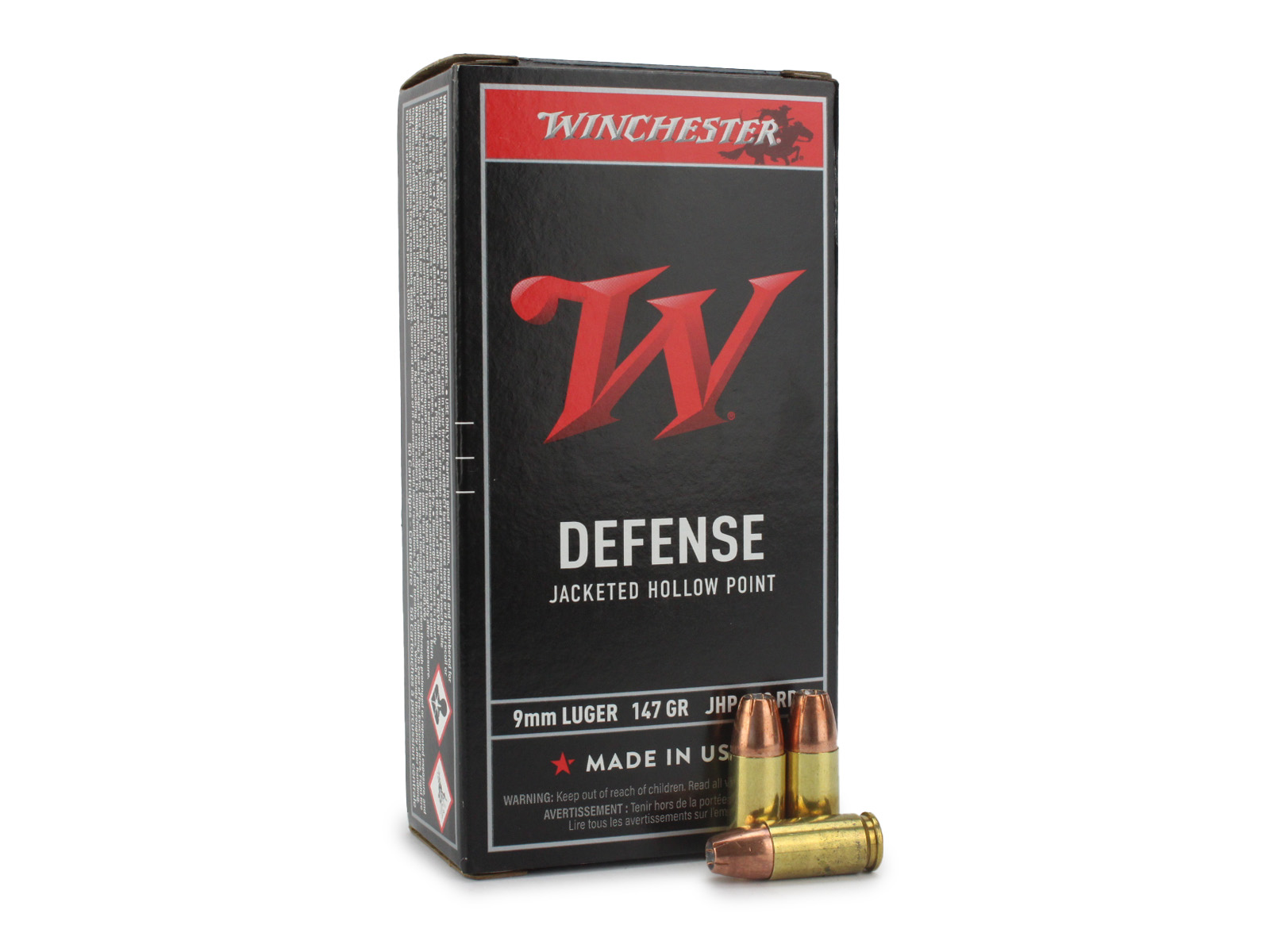 Winchester USA 9mm 147 Gr JHP (Box)