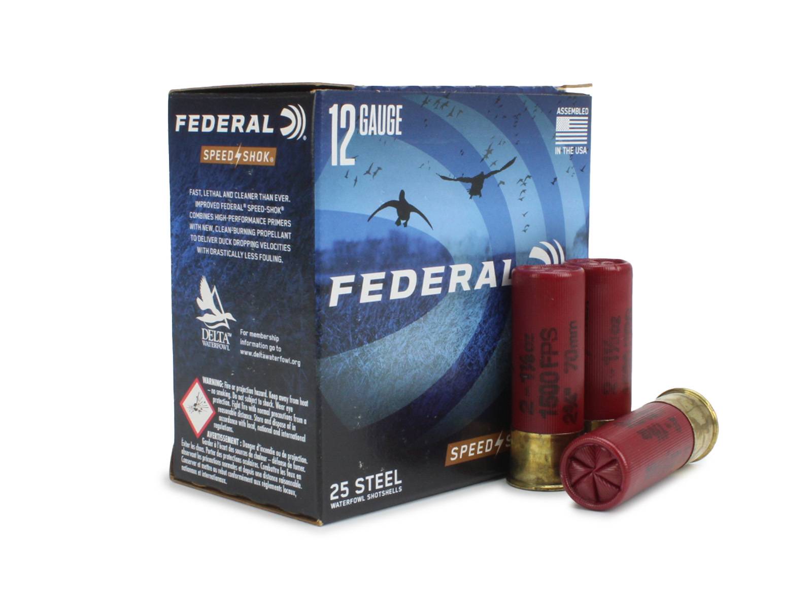 Speed-Shok 12 Gauge 2-3/4'''' Ammo - Speed-Shok 12 Gauge 2-3/4'''' 1-1/8oz #2 Shot 25/Box