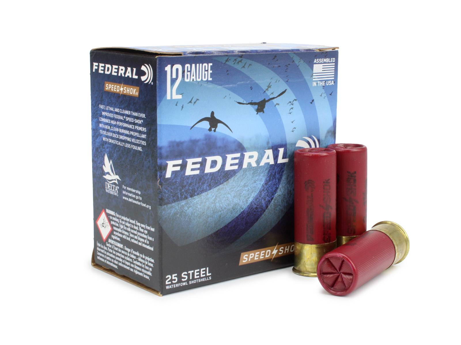 Speed-Shok 12 Gauge 2-3/4'''' Ammo - Speed-Shok 12 Gauge 2-3/4'''' 1-1/8oz #3 Shot 25/Box