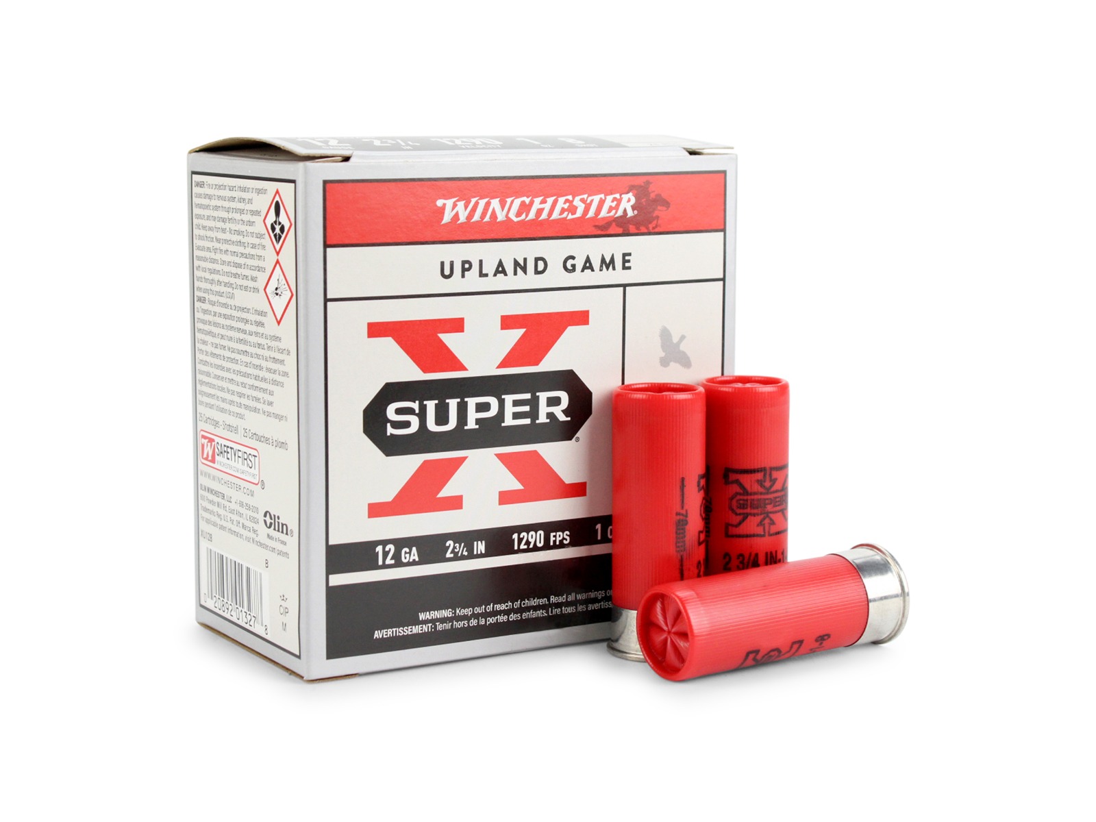 Winchester Super-X Upland Game 12 Gauge 2.75 1 oz 8 Shot (Box)