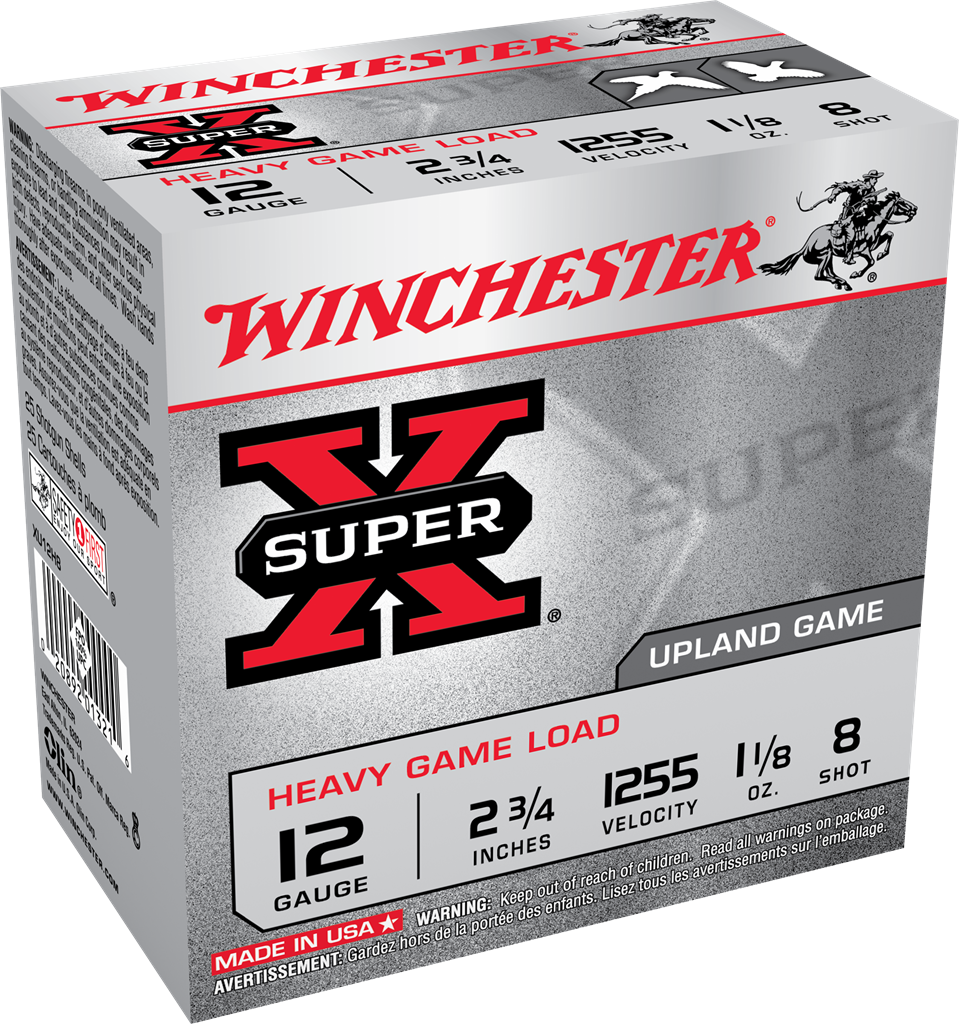 Winchester Super-X 12 Gauge 2.75 1-1/8 oz 8 Shot (Box)